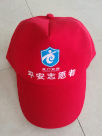 阳西帽厂 五片帽 鸭舌帽定做生产 涤纶志愿者帽 印花活动帽 订做
