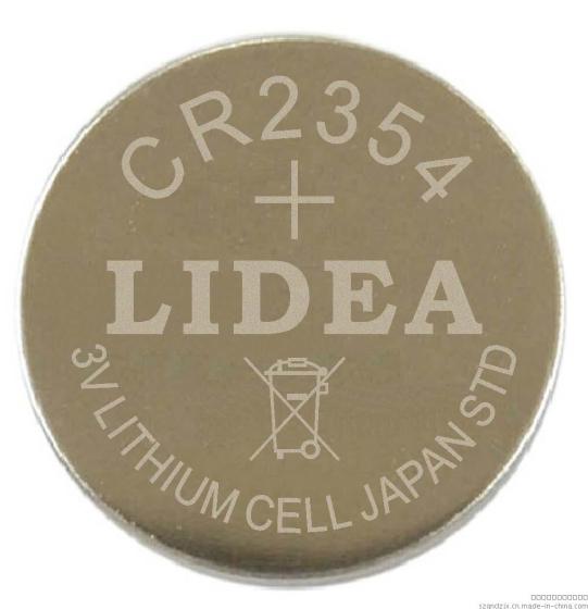3V锂锰纽扣电池CR2354