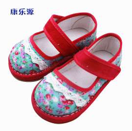 康乐源春季儿童手工布鞋，2015新款，吸汗透气1-4岁